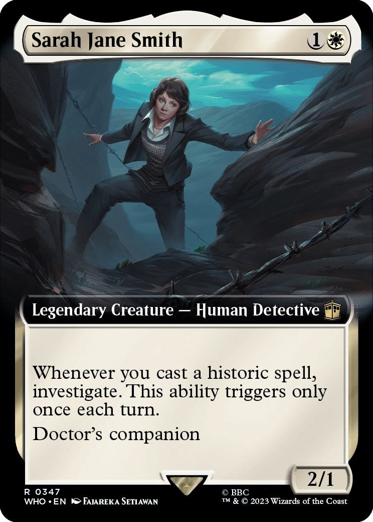 Image for Sarah Jane Smith (Extended Art) (347) (Universes Beyond: Doctor Who) - Magic: The Gathering