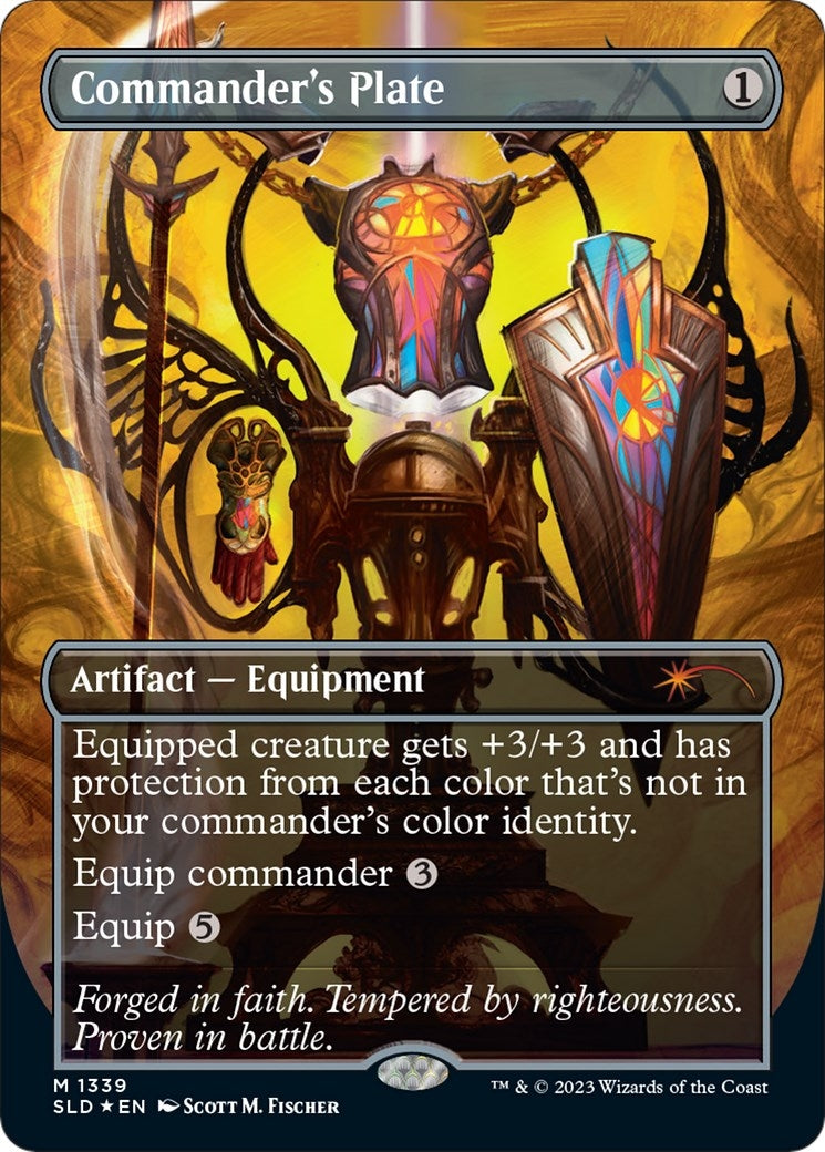 Image for Commander's Plate (1339) (1339) (Secret Lair Drop Series) - Magic: The Gathering