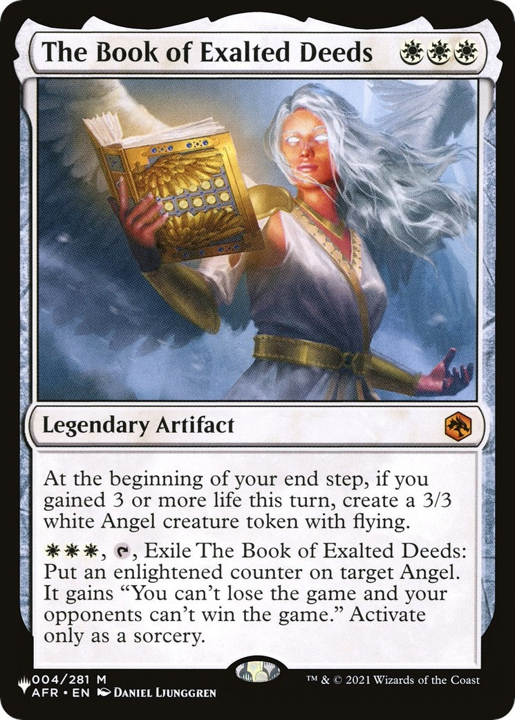 Image for The Book of Exalted Deeds (4) (The List Reprints) - Magic: The Gathering