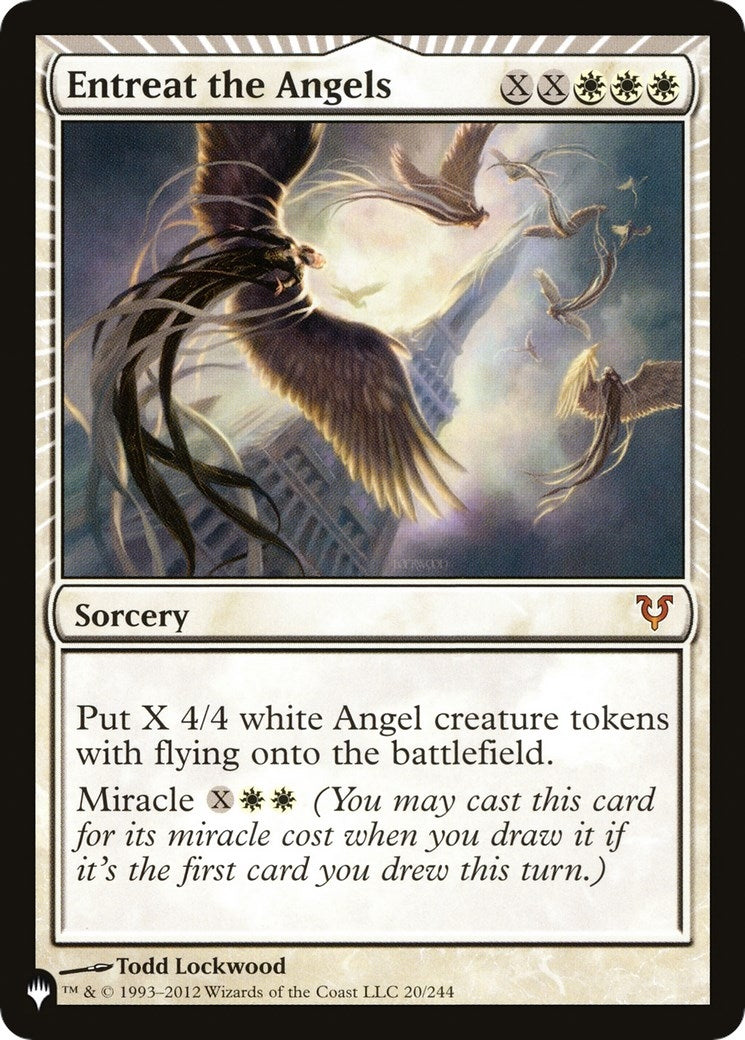 Image for Entreat the Angels (AVR) (20) (The List Reprints) - Magic: The Gathering