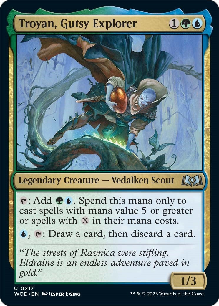 Image for Troyan, Gutsy Explorer (217) (Wilds of Eldraine) - Magic: The Gathering
