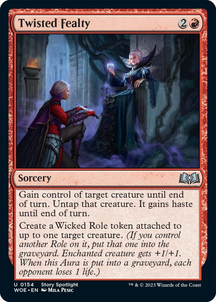 Image for Twisted Fealty (154) (Wilds of Eldraine) - Magic: The Gathering