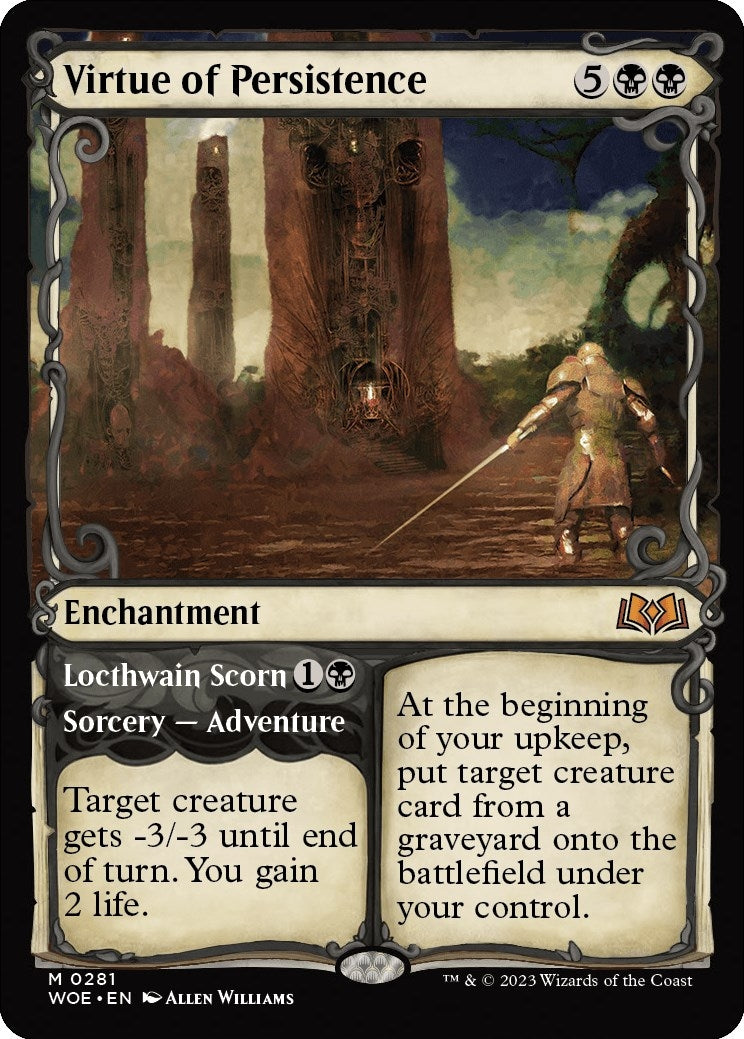 Image for Virtue of Persistence (Showcase) (281) (Wilds of Eldraine) - Magic: The Gathering