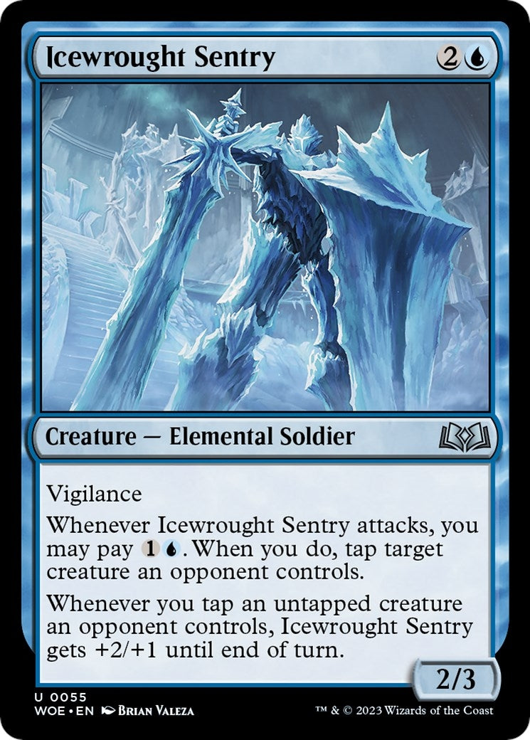 Image for Icewrought Sentry (55) (Wilds of Eldraine) - Magic: The Gathering