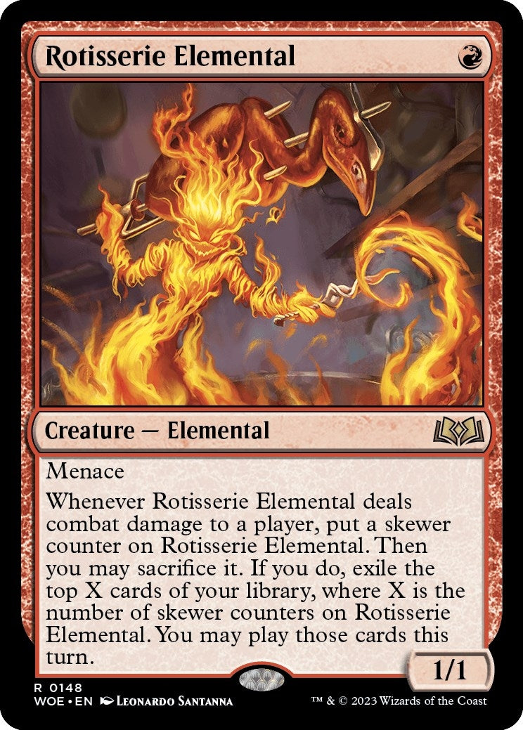 Image for Rotisserie Elemental (148) (Wilds of Eldraine) - Magic: The Gathering