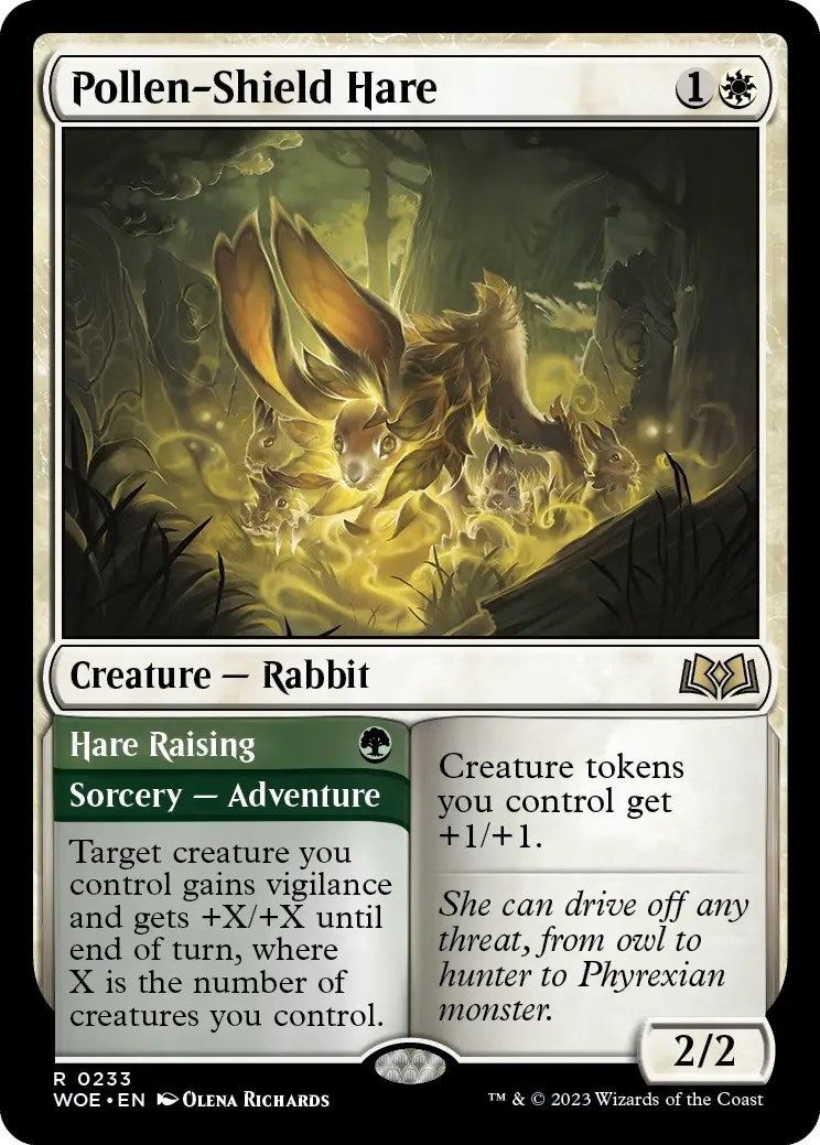 Image for Pollen-Shield Hare (233) (Wilds of Eldraine) - Magic: The Gathering