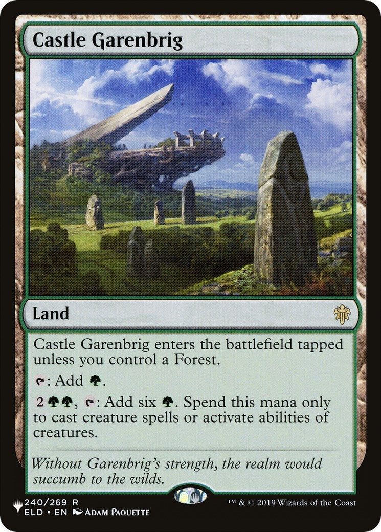 Image for Castle Garenbrig (240/269) (The List Reprints) - Magic: The Gathering