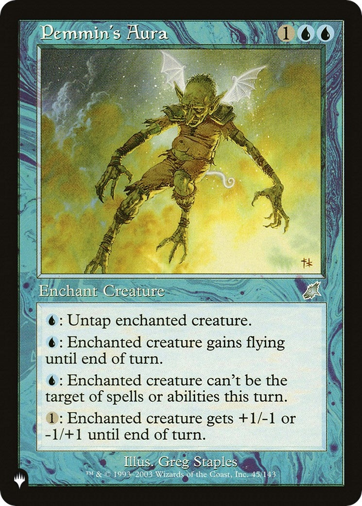 Image for Pemmin's Aura (45/143) (The List Reprints) - Magic: The Gathering