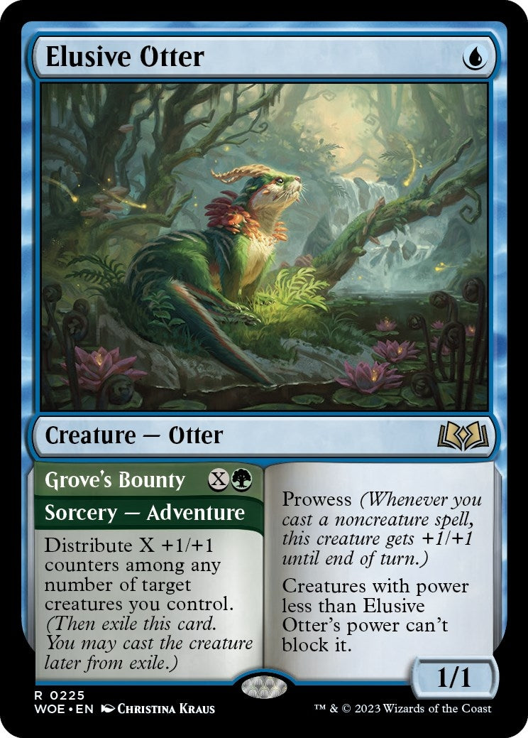 Image for Elusive Otter (225) (Wilds of Eldraine) - Magic: The Gathering