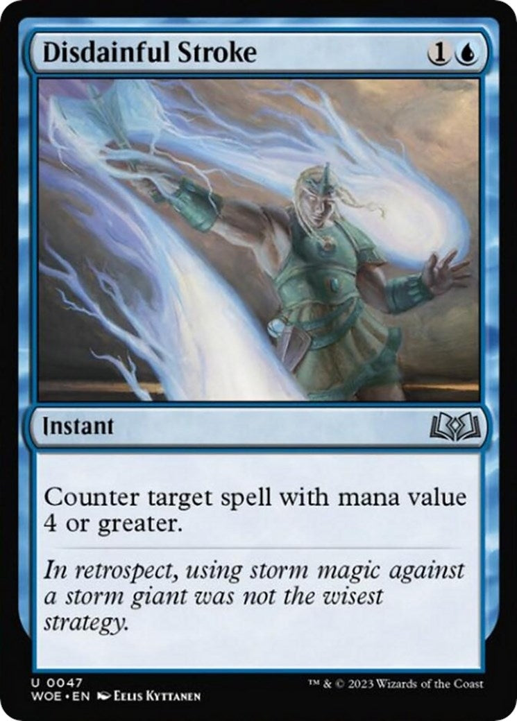 Image for Disdainful Stroke (47) (Wilds of Eldraine) - Magic: The Gathering