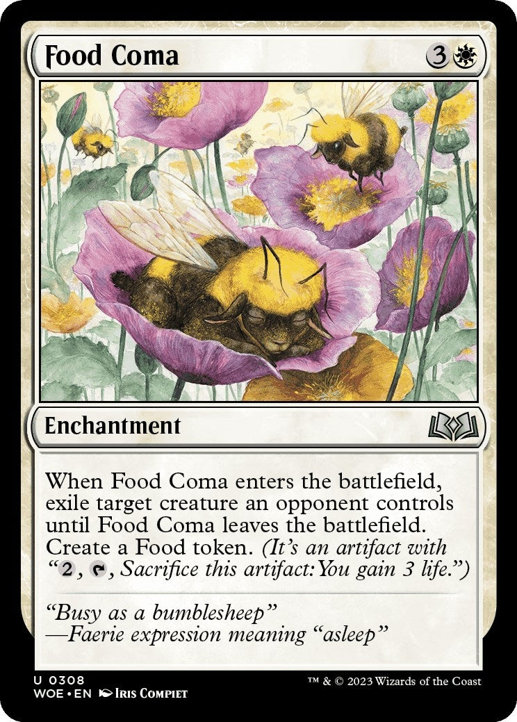 Image for Food Coma (308) (Wilds of Eldraine) - Magic: The Gathering