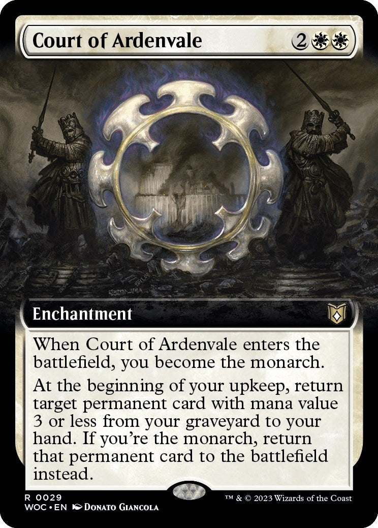 Image for Court of Ardenvale (Extended Art) (29) (Commander: Wilds of Eldraine) - Magic: The Gathering