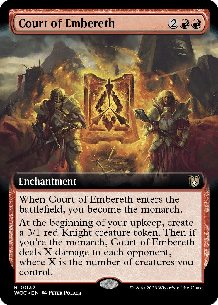 Image for Court of Embereth (Extended Art) (32) (Commander: Wilds of Eldraine) - Magic: The Gathering