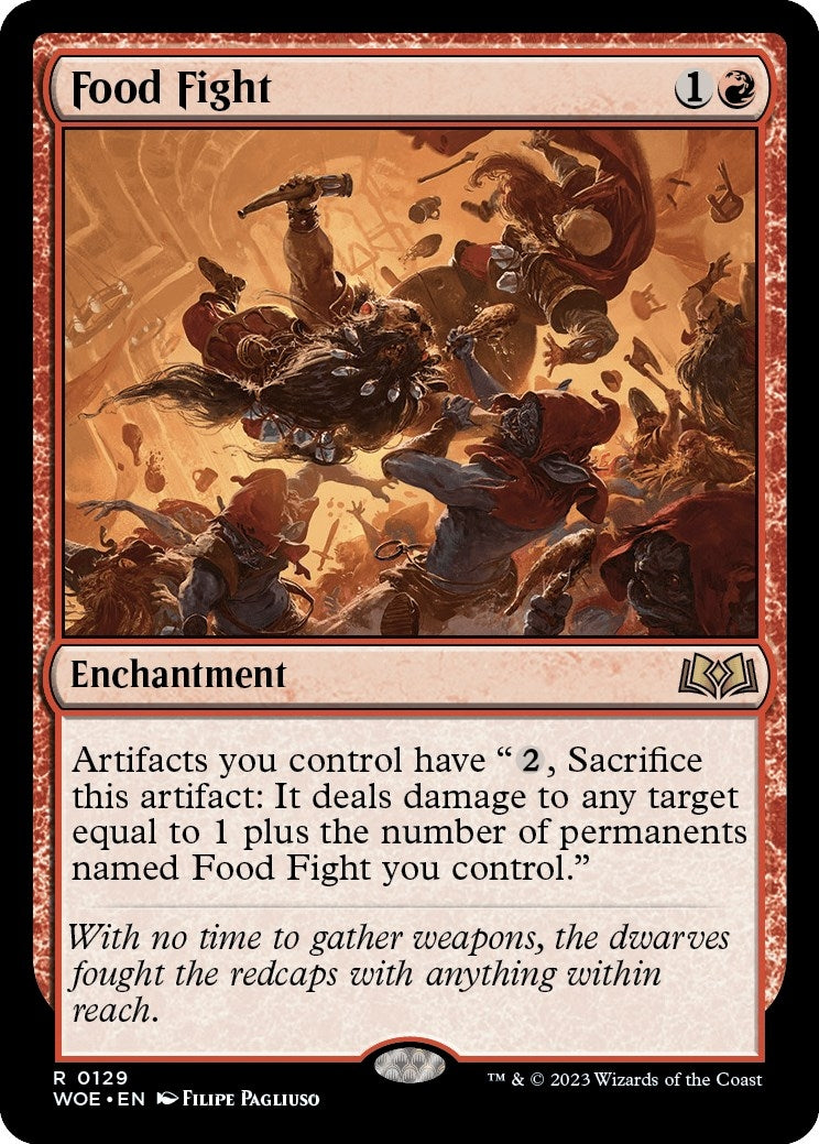 Image for Food Fight (129) (Wilds of Eldraine) - Magic: The Gathering