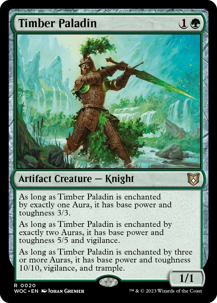 Image for Timber Paladin (20) (Commander: Wilds of Eldraine) - Magic: The Gathering
