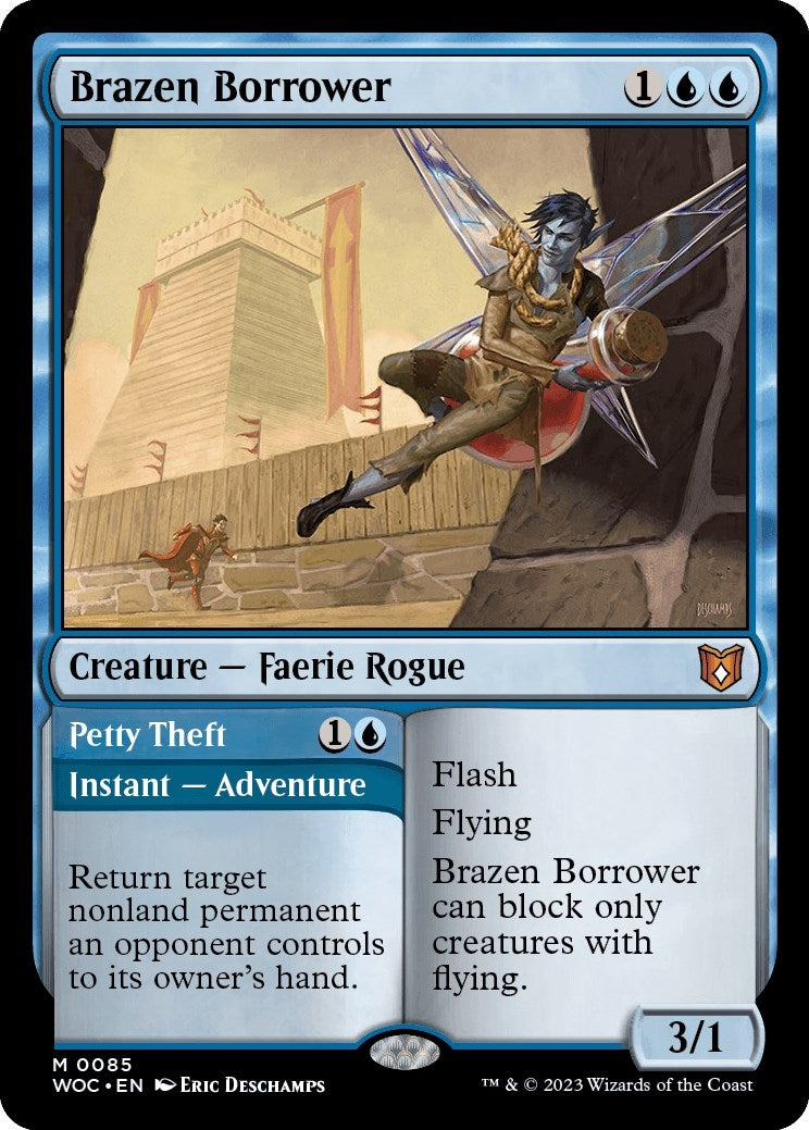 Image for Brazen Borrower (85) (Commander: Wilds of Eldraine) - Magic: The Gathering