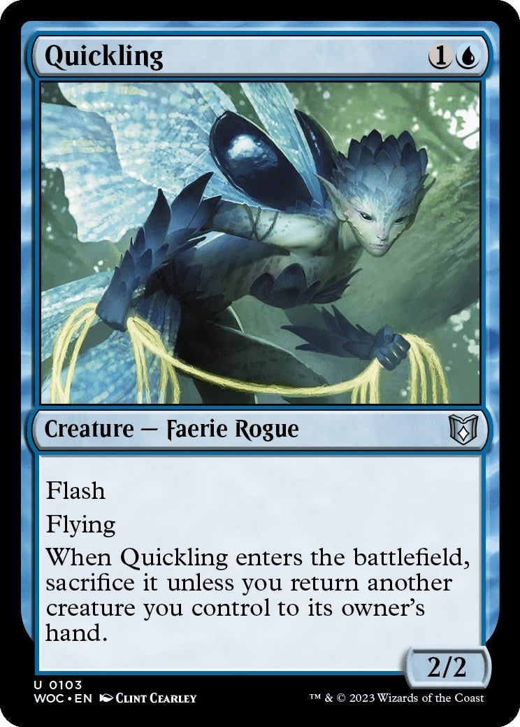 Image for Quickling (103) (Commander: Wilds of Eldraine) - Magic: The Gathering