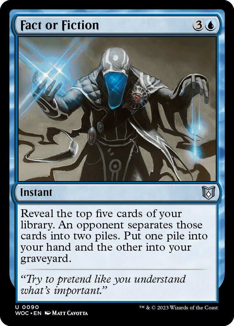 Image for Fact or Fiction (90) (Commander: Wilds of Eldraine) - Magic: The Gathering