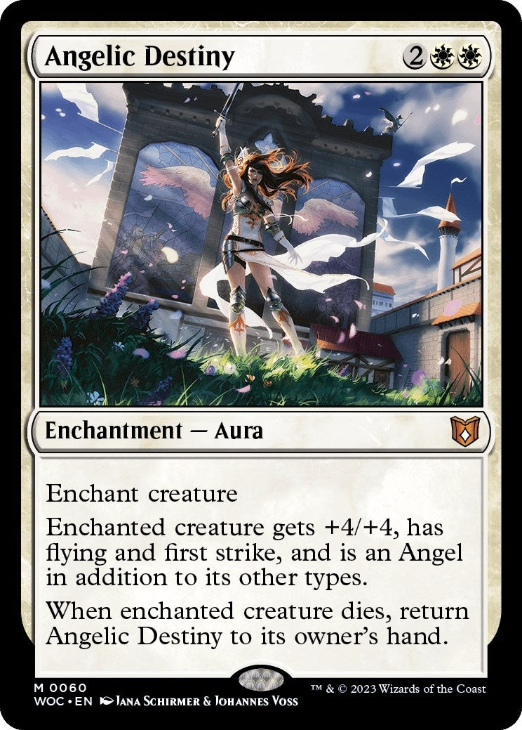Image for Angelic Destiny (60) (Commander: Wilds of Eldraine) - Magic: The Gathering