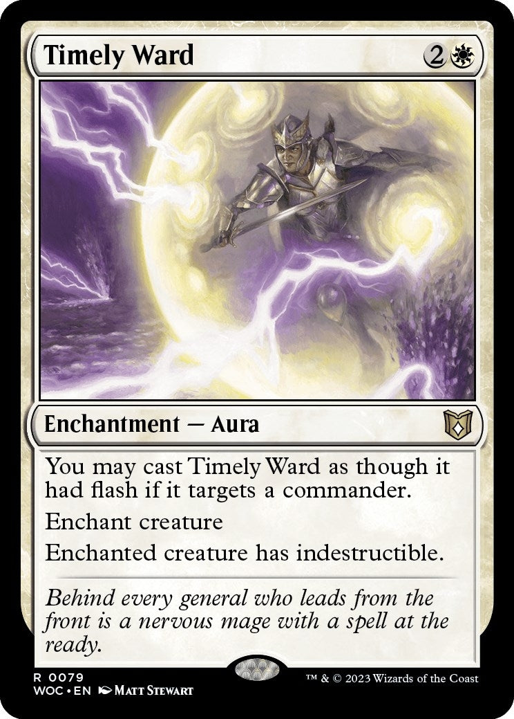Image for Timely Ward (79) (Commander: Wilds of Eldraine) - Magic: The Gathering