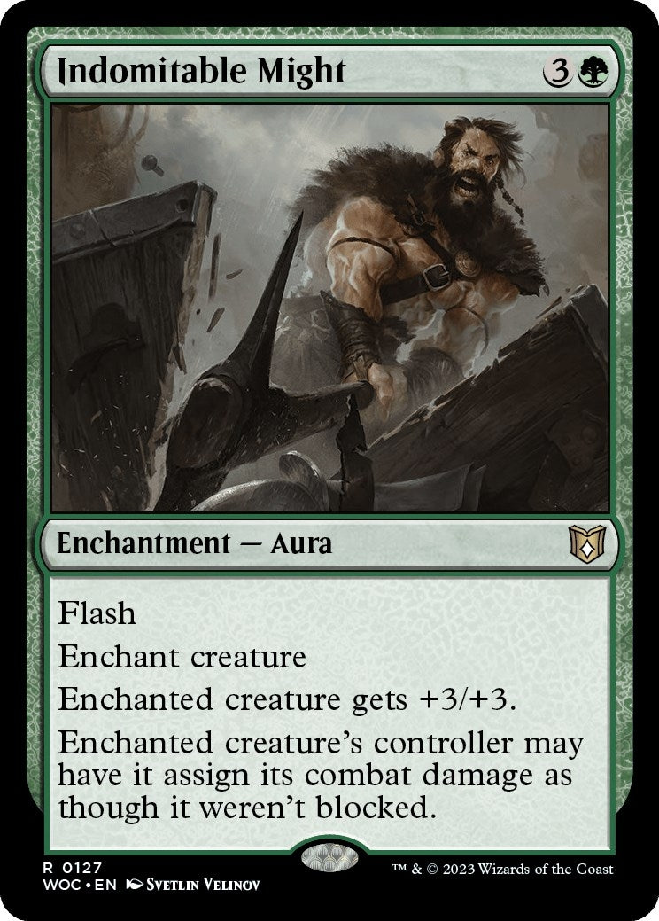 Image for Indomitable Might (127) (Commander: Wilds of Eldraine) - Magic: The Gathering