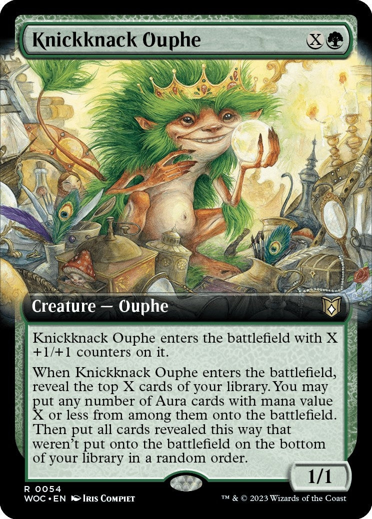 Image for Knickknack Ouphe (Extended Art) (54) (Commander: Wilds of Eldraine) - Magic: The Gathering