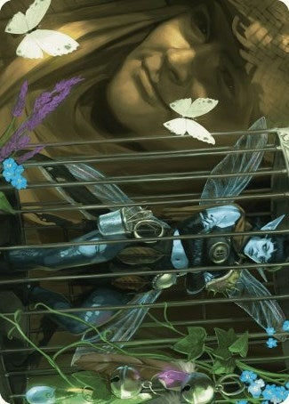 Image for Cooped Up Art Card (1) (Art Series: Wilds of Eldraine) - Magic: The Gathering