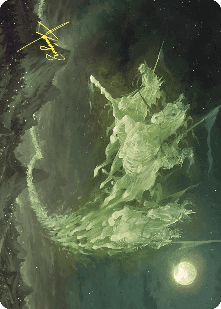 Image for Moonshaker Cavalry Art Card (Gold-Stamped Signature) (5) (Art Series: Wilds of Eldraine) - Magic: The Gathering