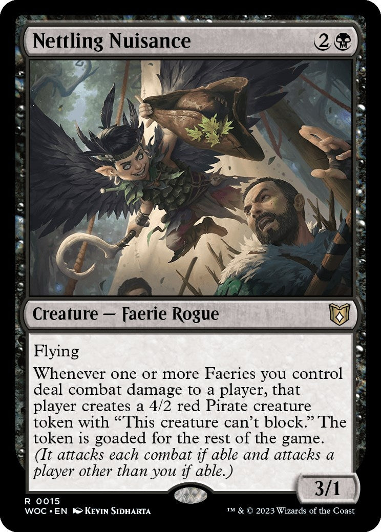 Image for Nettling Nuisance (15) (Commander: Wilds of Eldraine) - Magic: The Gathering