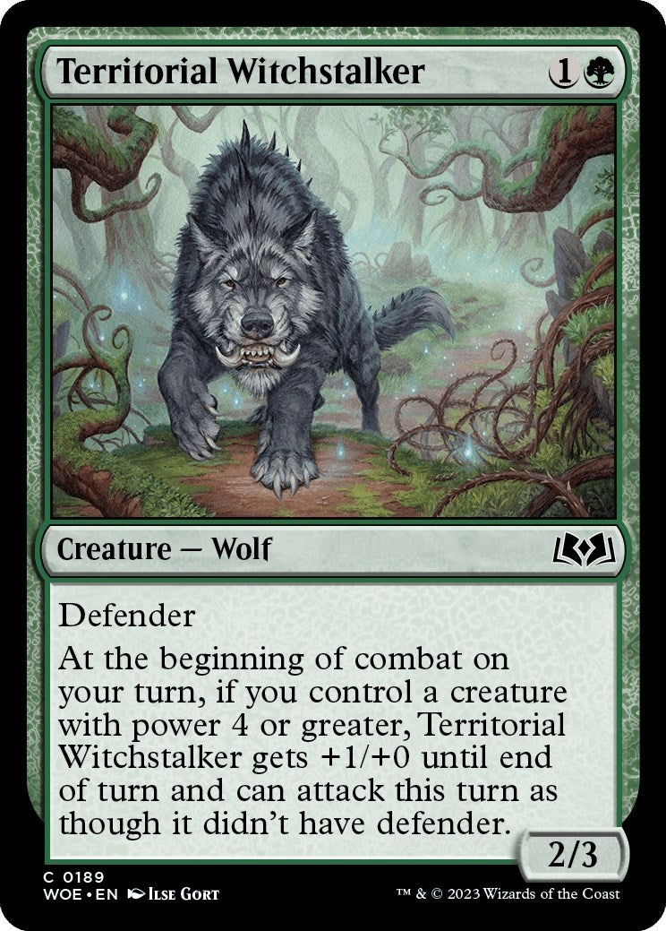 Image for Territorial Witchstalker (189) (Wilds of Eldraine) - Magic: The Gathering