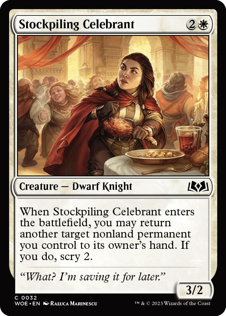 Image for Stockpiling Celebrant (32) (Wilds of Eldraine) - Magic: The Gathering