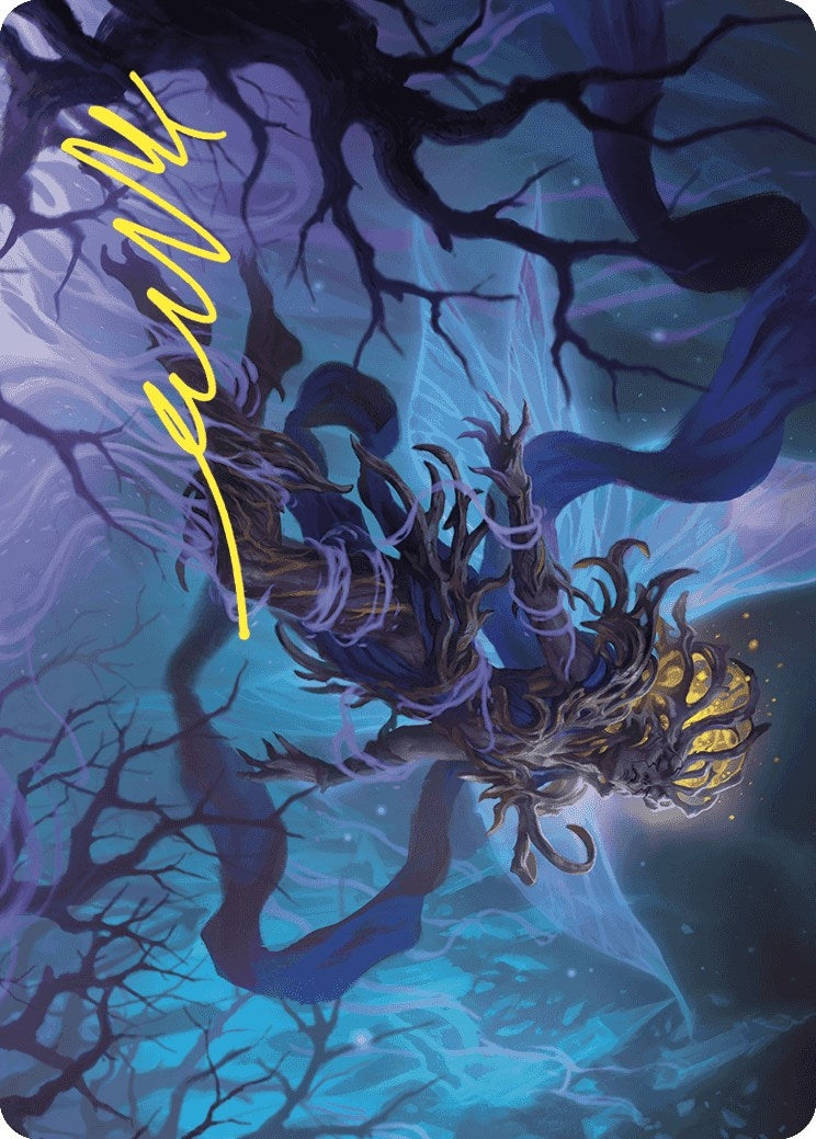 Image for Sleep-Cursed Faerie Art Card (Gold-Stamped Signature) (8) (Art Series: Wilds of Eldraine) - Magic: The Gathering