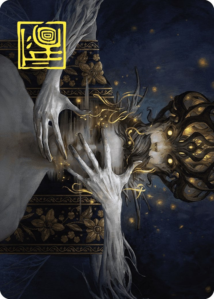 Image for Ego Drain Art Card (Gold-Stamped Signature) (12) (Art Series: Wilds of Eldraine) - Magic: The Gathering