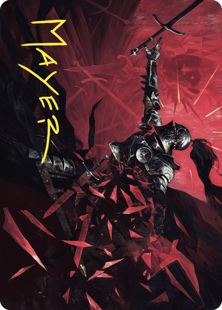 Image for Shatter the Oath Art Card (Gold-Stamped Signature) (14) (Art Series: Wilds of Eldraine) - Magic: The Gathering