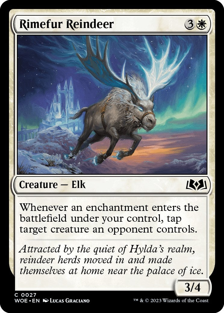 Image for Rimefur Reindeer (27) (Wilds of Eldraine) - Magic: The Gathering