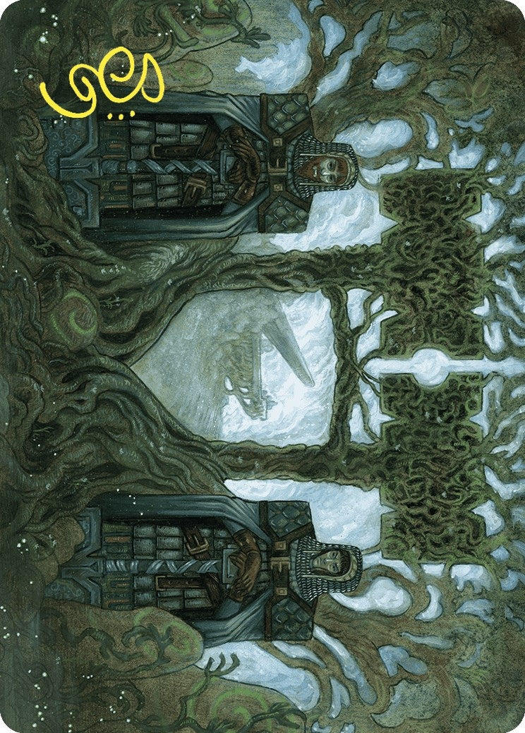 Image for Court of Garenbrig Art Card (Gold-Stamped Signature) (54) (Art Series: Wilds of Eldraine) - Magic: The Gathering
