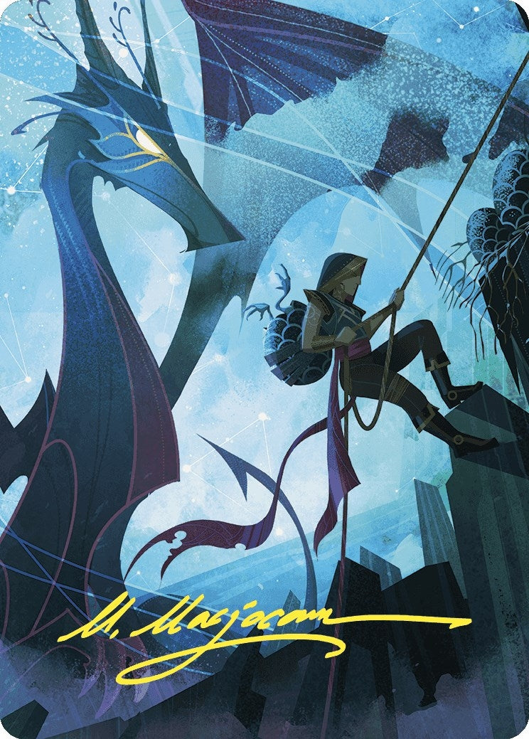 Image for Hatching Plans Art Card (Gold-Stamped Signature) (66) (Art Series: Wilds of Eldraine) - Magic: The Gathering