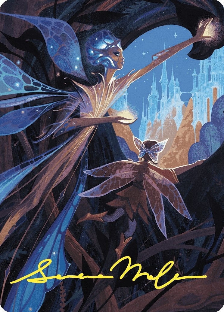 Image for Kindred Discovery Art Card (Gold-Stamped Signature) (67) (Art Series: Wilds of Eldraine) - Magic: The Gathering