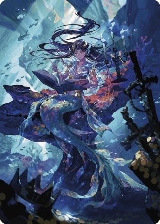 Image for Rhystic Study Art Card (79) (Art Series: Wilds of Eldraine) - Magic: The Gathering