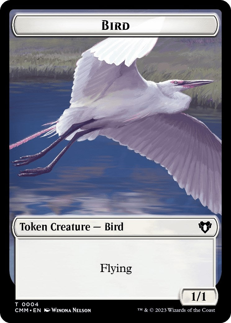 Image for Bird // Demon Double-Sided Token (4 // 15) (Commander Masters) - Magic: The Gathering
