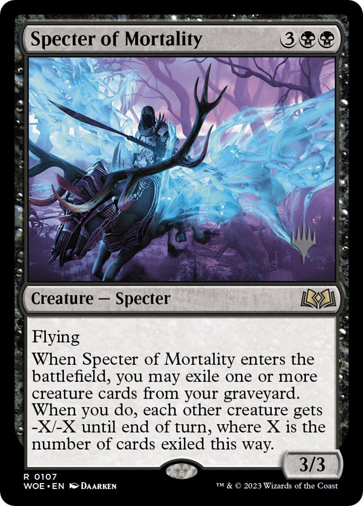 Image for Specter of Mortality (107) (Promo Pack: Wilds of Eldraine) - Magic: The Gathering