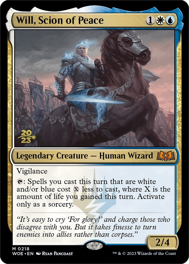 Image for Will, Scion of Peace (218) (Prerelease Cards) - Magic: The Gathering