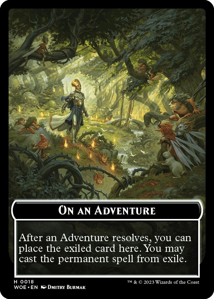 Image for Emblem - On an Adventure (18) (Wilds of Eldraine) - Magic: The Gathering