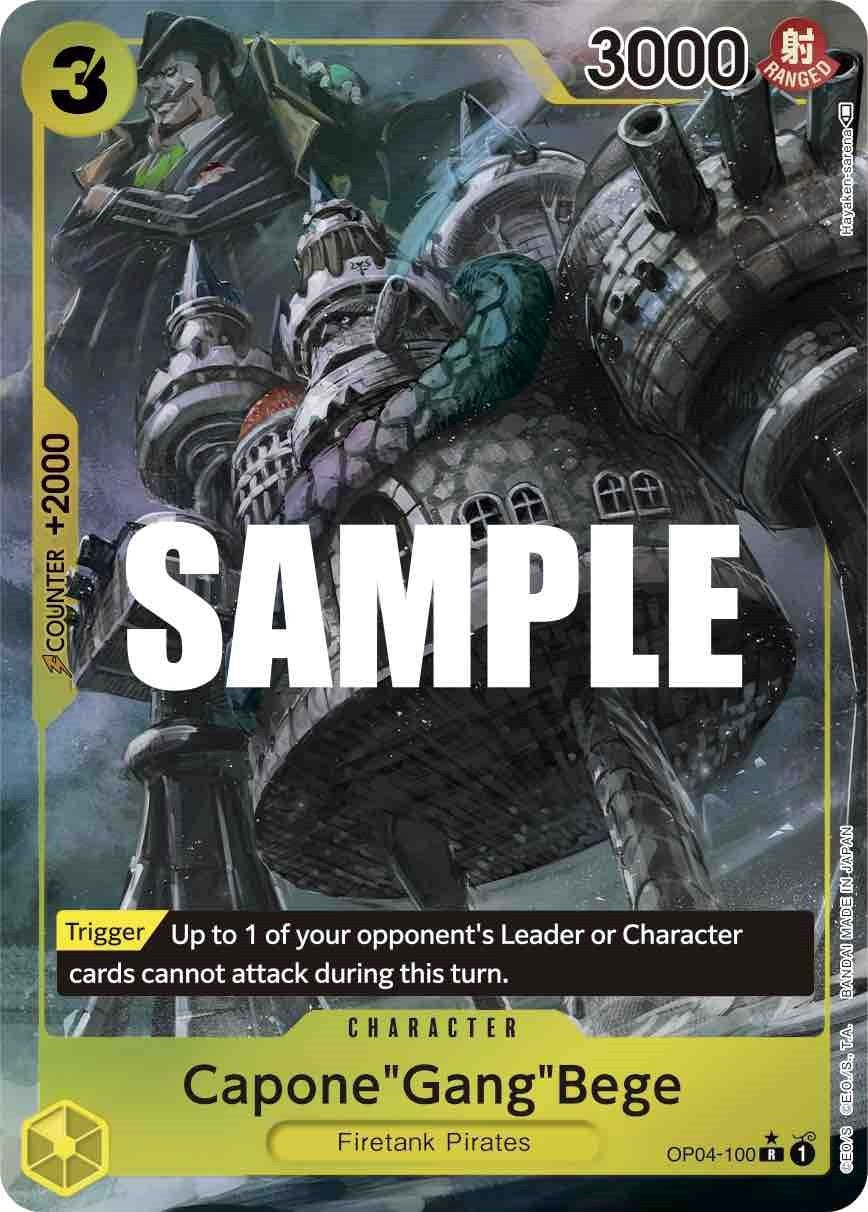 Image for Capone"Gang"Bege (Alternate Art) (OP04-100) (Kingdoms of Intrigue) - One Piece Card Game