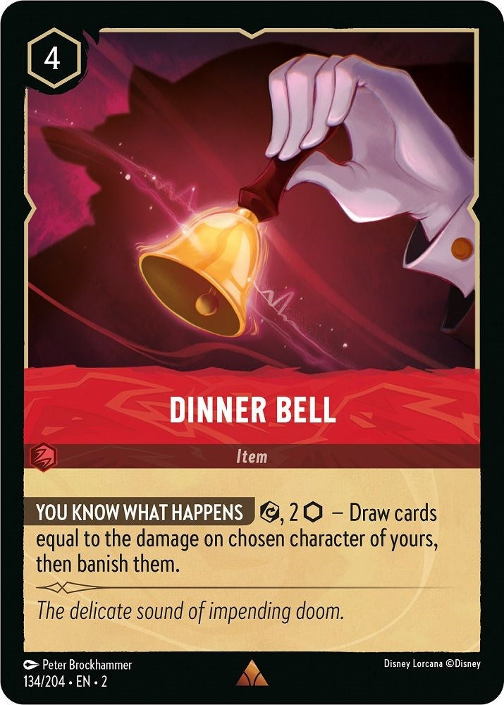 Image for Dinner Bell (134/204) (Rise of the Floodborn) - Disney Lorcana