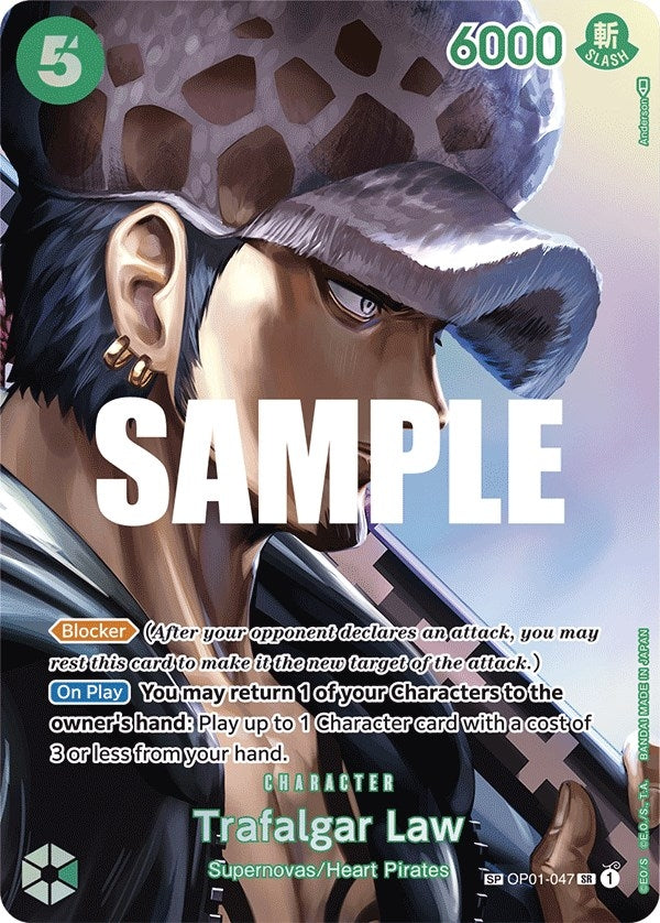 Image for Trafalgar Law (SP) (OP01-047) (Kingdoms of Intrigue) - One Piece Card Game