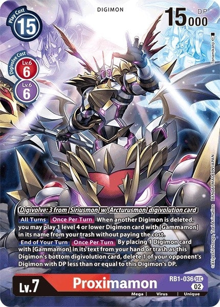 Image for Proximamon (Textured Alternate Art) (RB1-036 SEC) (Resurgence Booster) - Digimon Card Game