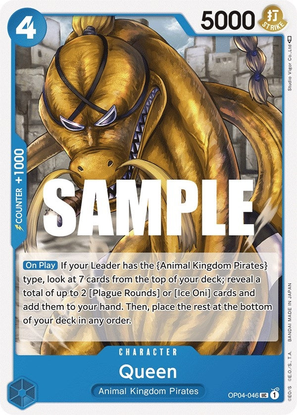 Image for Queen (046) (OP04-046) (Kingdoms of Intrigue) - One Piece Card Game