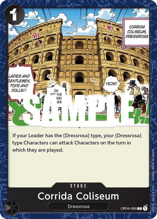 Image for Corrida Coliseum (OP04-096) (Kingdoms of Intrigue) - One Piece Card Game