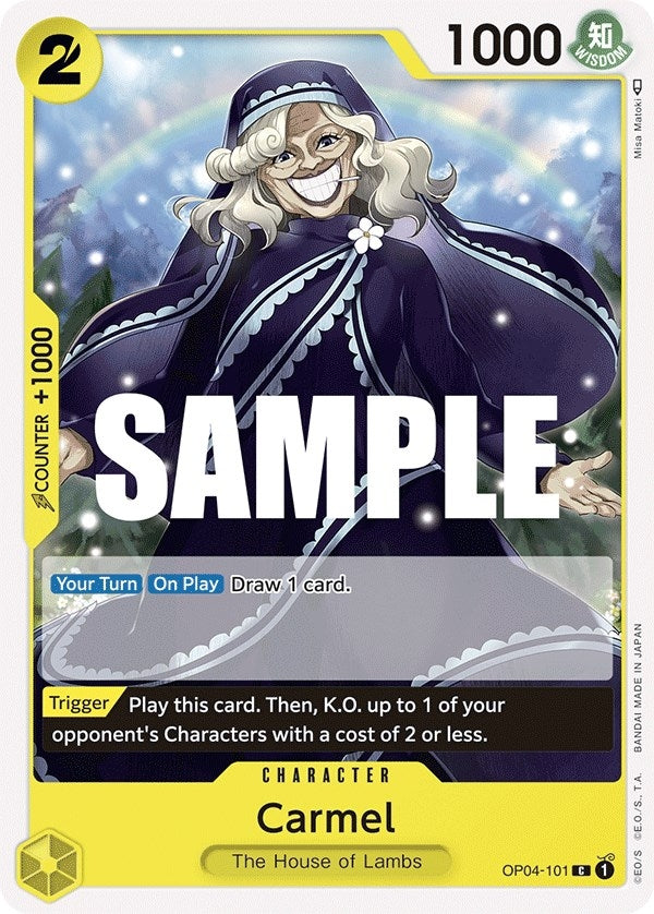 Image for Carmel (OP04-101) (Kingdoms of Intrigue) - One Piece Card Game